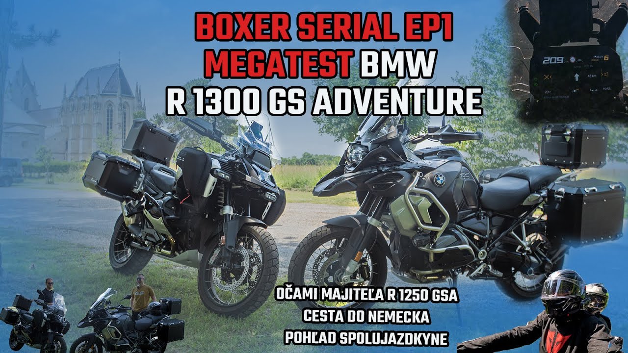 Najultimátnejší cestovateľ! BMW R1300GS Adventure! Cesta cez Alpy do Mníchova. Boxer serial EP1