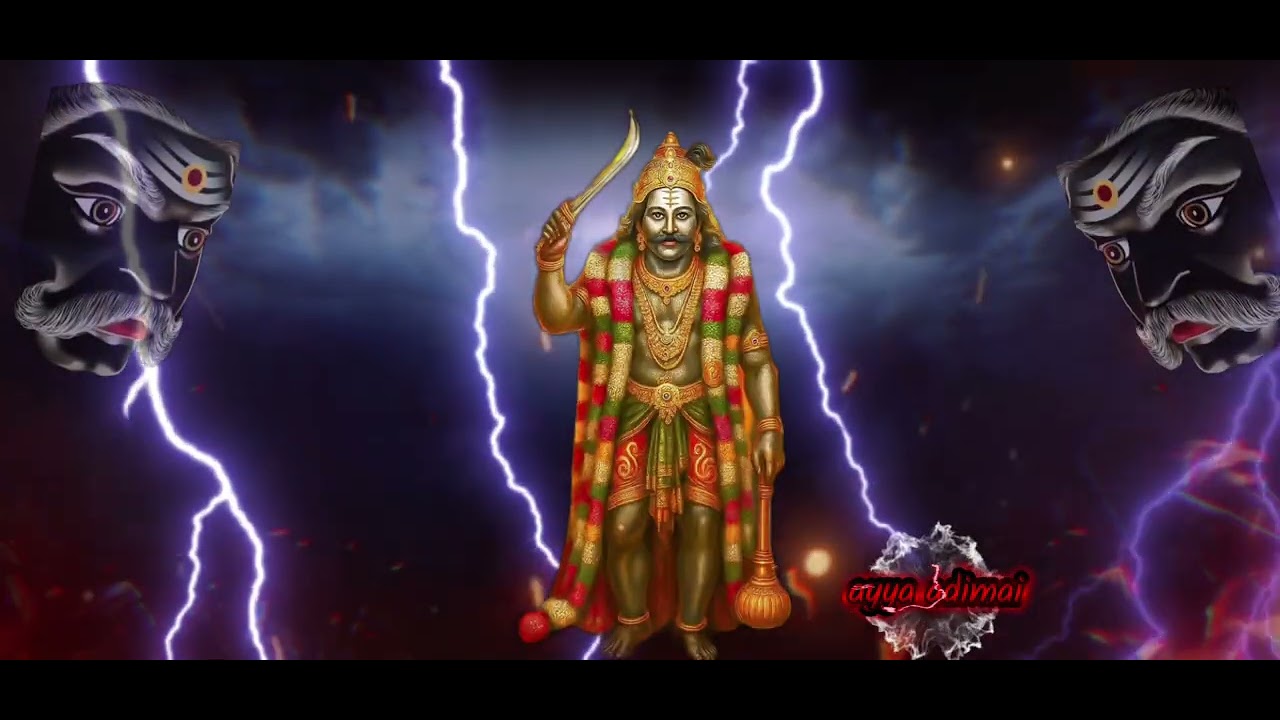 கருப்பசாமி அருள் பாடல்🛐✨🙏📿|Karuppasamy thunai arul padal #ai #aivideo #karuppasamy #karuppasamysong