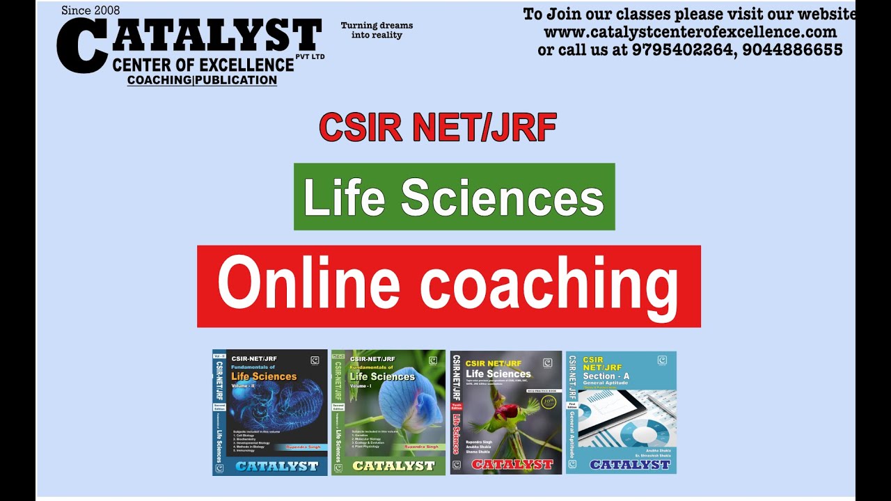 CSIR NET Life Sciences - Online Coaching