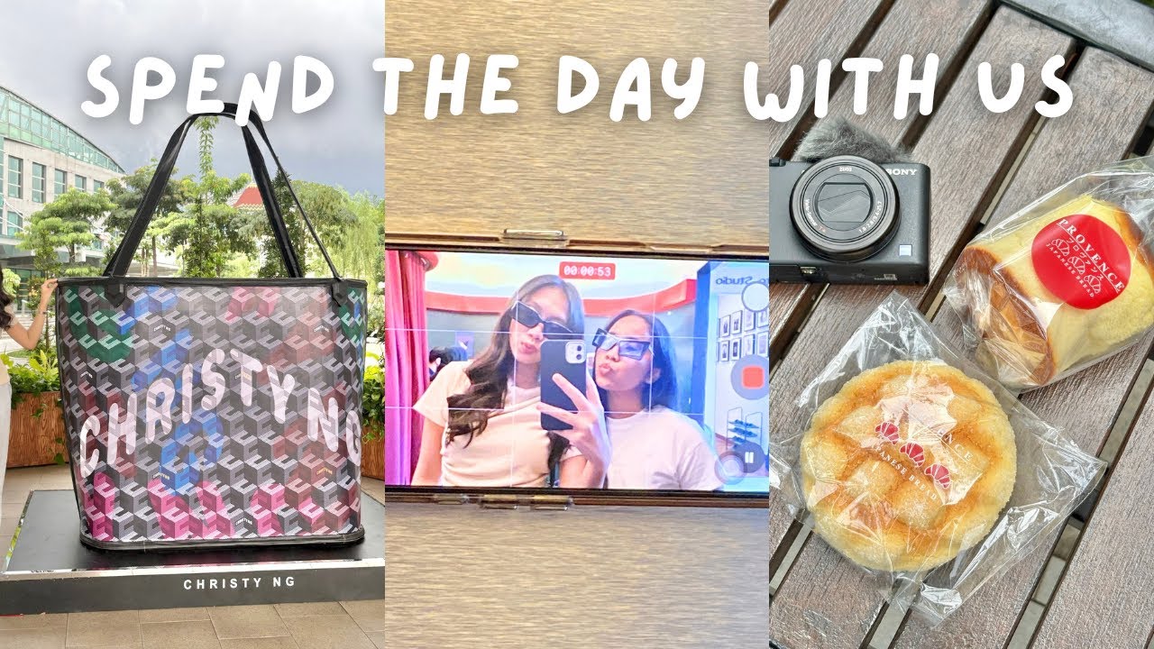 spend the day with us vlog 🎀: shopping, eat bbq, photobooth, bakery, mall, etc 