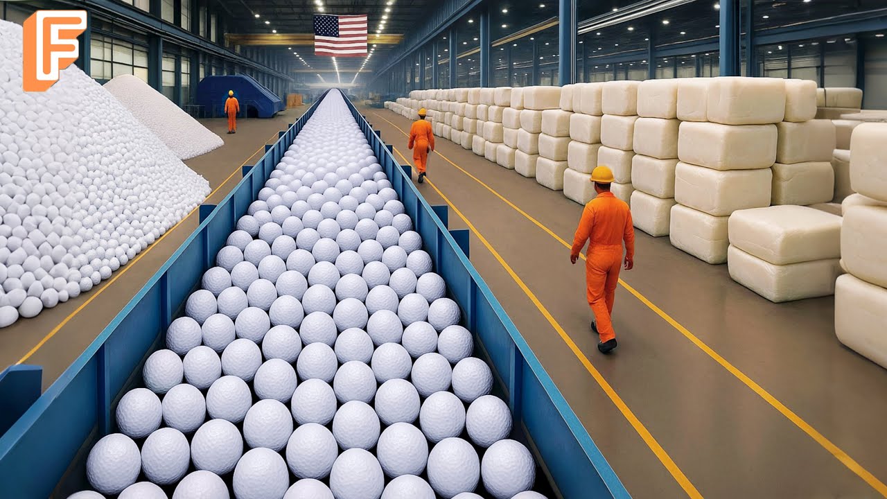 How Millions of Golf Balls Are Made for the World&rsquo;s Most Luxurious Sport &ndash; Inside Massive Production