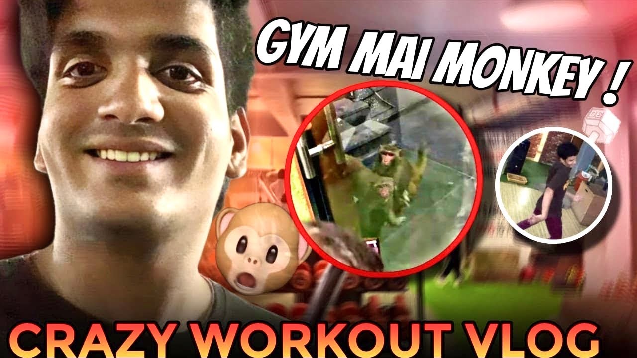 GYM mai Badar ki Crazy Entry !🐵😂😂 Vlog no.24 #trending #gym