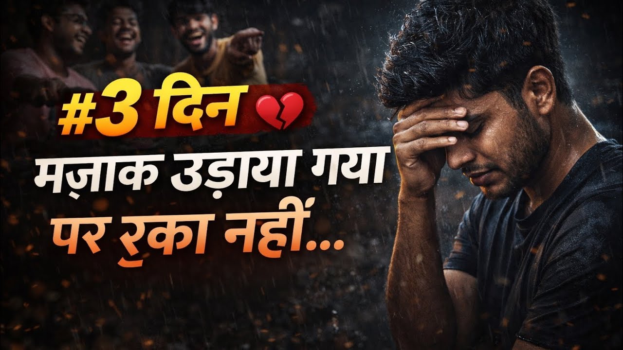 #3 दिन | जो दोस्त थे वही मज़ाक उड़ाने लगे 💔 | फिर भी रुका नहीं