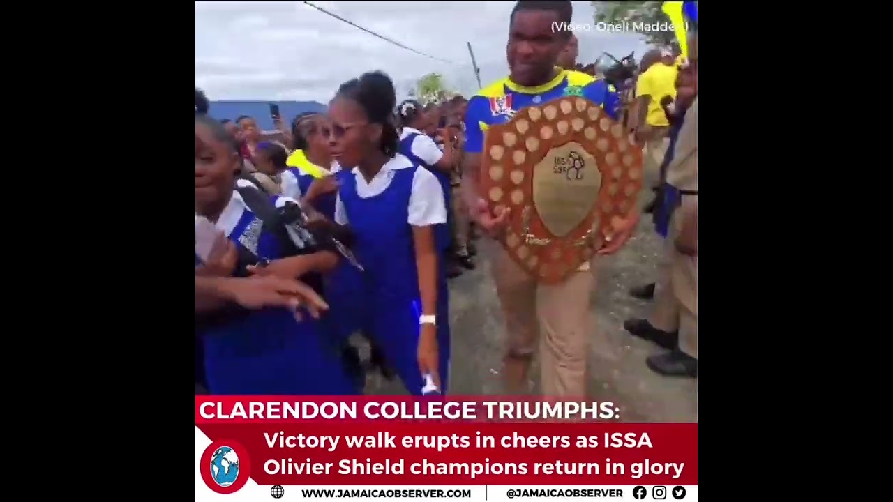 CLARENDON COLLEGE champions of OLIVER SHIELD 🛡 2023 SCHOOL BOY FOOTBALL