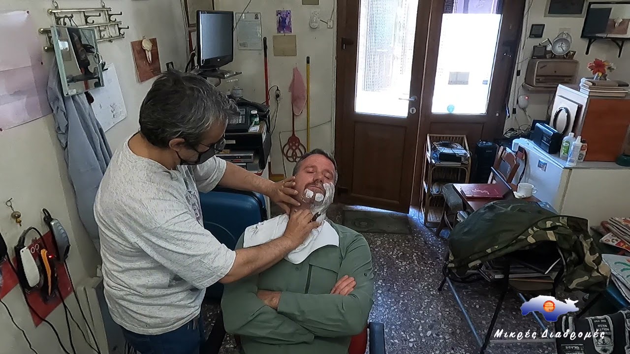 Παραδοσιακό Ξύρισμα με Φαλτσέτα | Gianneri Academy (Μικρες διαδρομές στο κόσμο της τρίχας #292)
