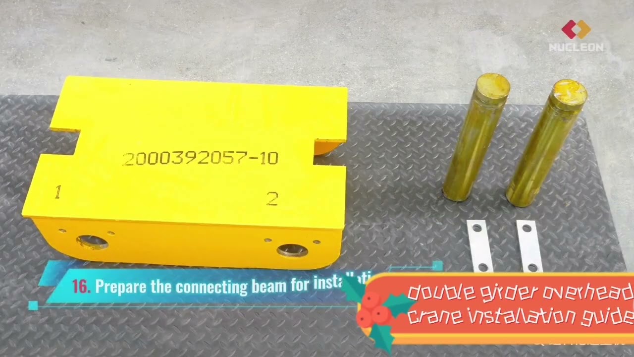 Double Girder Overhead Crane Installation Guide Video #machine #machinery #hoist #crane #youtube