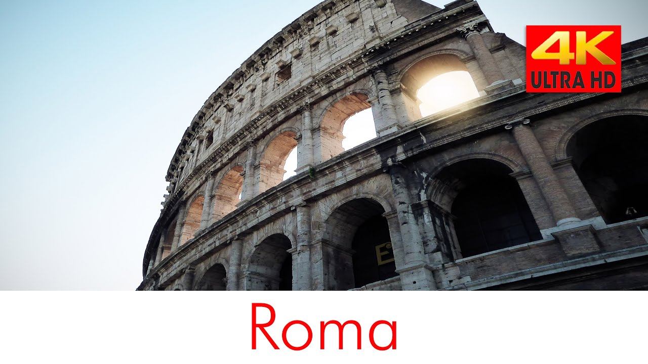 Roma 4k (italy rome city video cinecitt&agrave;)