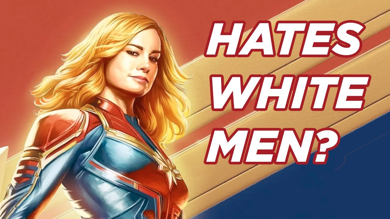 Does &ldquo;Captain Marvel&rdquo; Brie Larson Hate White Men? | Marvel Avengers Endgame Lead Up