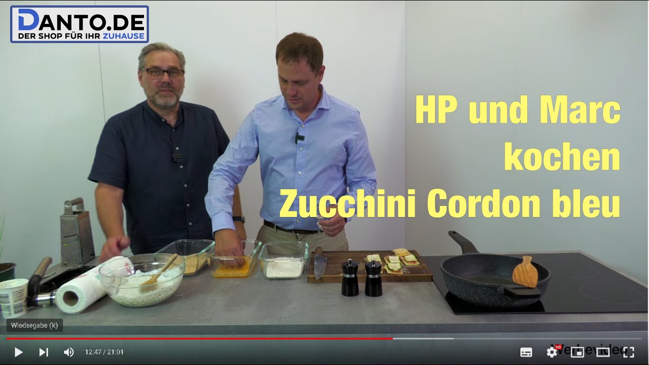 Wie kocht man Zucchini Cordon bleu und paniert wie ein Profi?