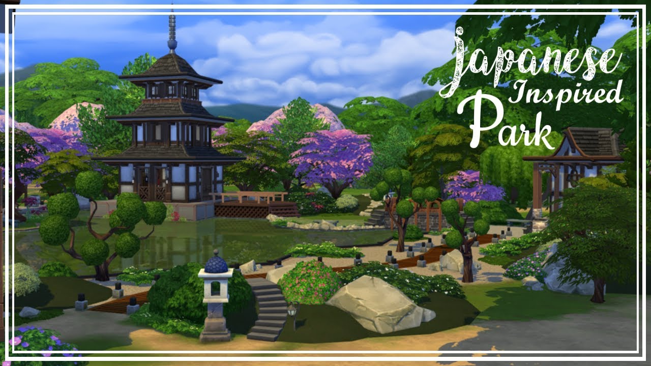 The Sims 4 - Community Build - Japanese Inspired Park