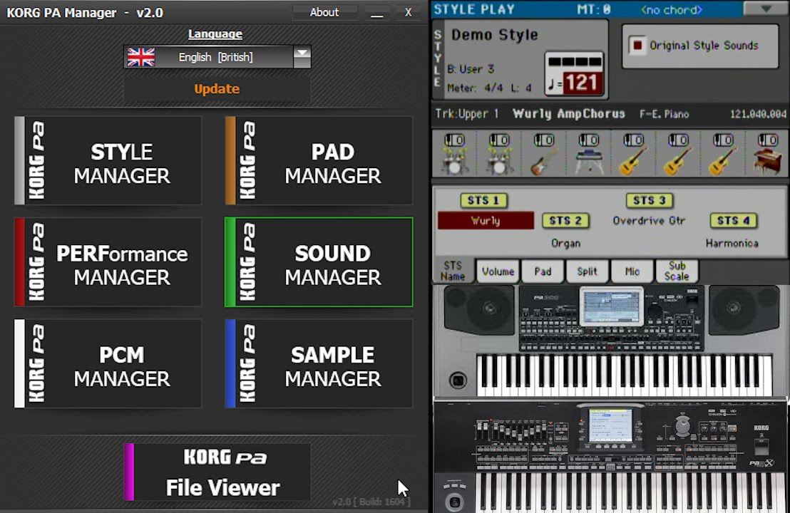 Merging KORG PA Arranger Styles & Sounds from different SETs - Korg PA Manager Software (Version 2)