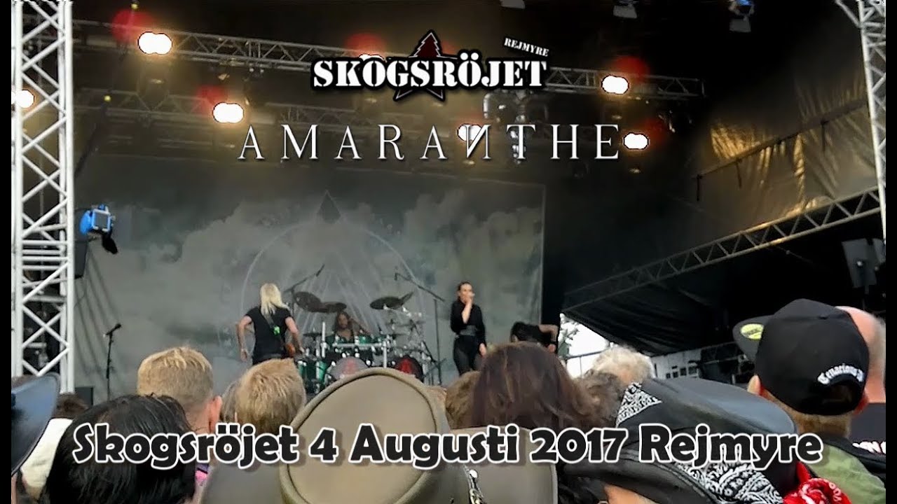 Amaranthe - True, Fury & On The Rocks, Live Skogsröjet 2017-08-04 Rejmyre Sweden