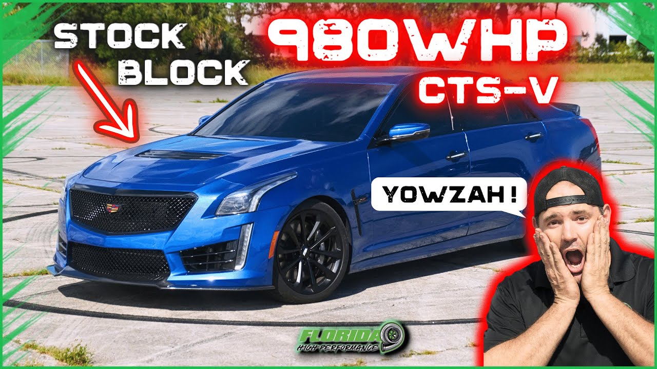 STOCK BOTTOM END CTS-V Makes 980 Reliable Horsepower as a Daily Driver