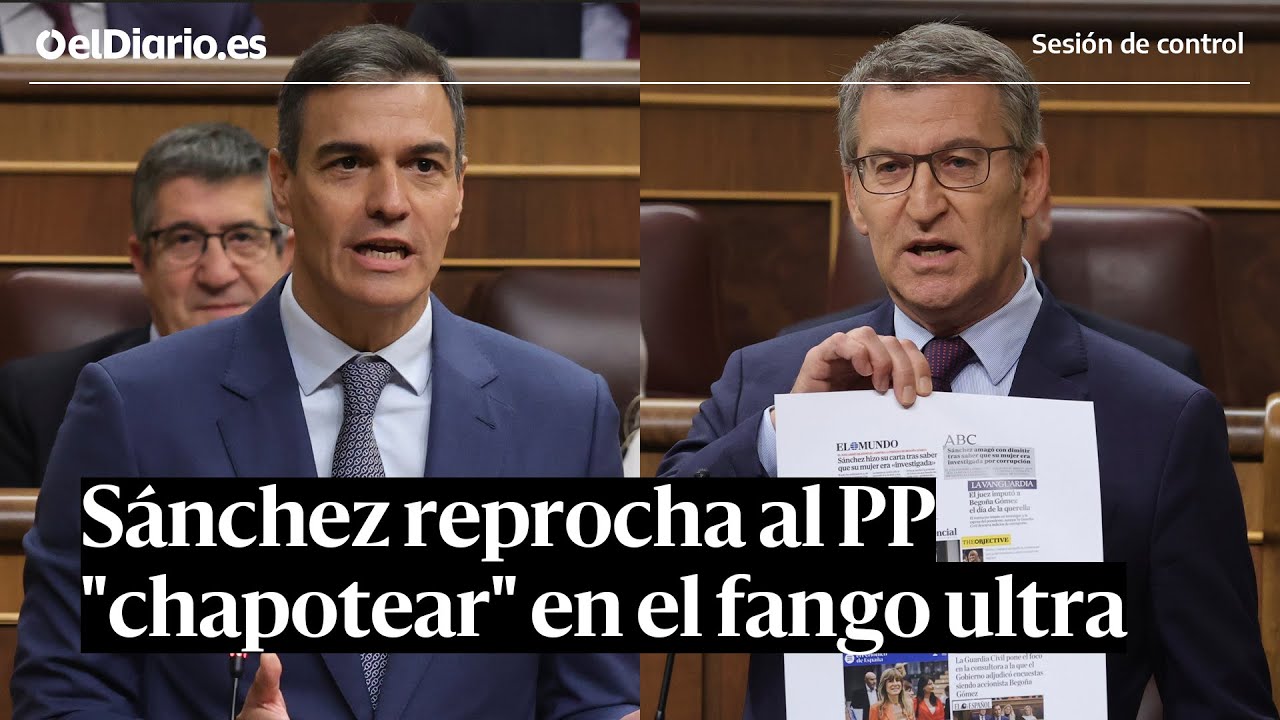 SESIÓN DE CONTROL: SÁNCHEZ reprocha a FEIJÓO 