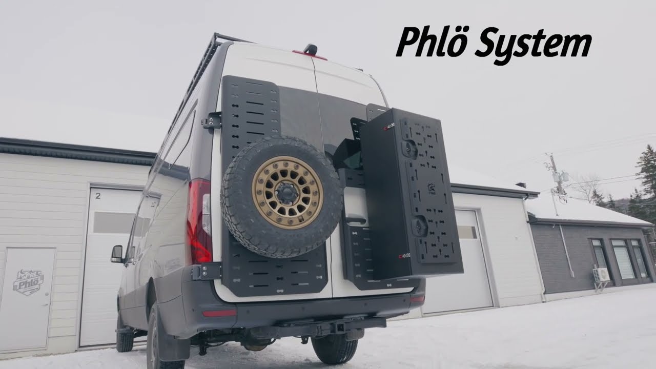 Mercedes Sprinter 2019+ avec charnières 180 degrés pour gauche côté conducteur Phlö System