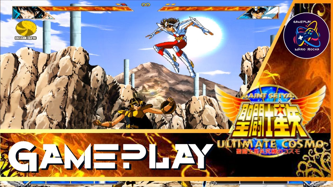 Gameplay Cavaleiros dos Zodíaco o Último Cosmos (M.U.G.E.N)