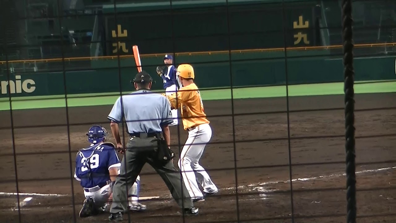 小柄な身体から投げ込むストレート！！中日谷元圭介投手！！経験を感じます！！2018/7/22甲子園ウエスタンリーグ中日ＶＳ阪神