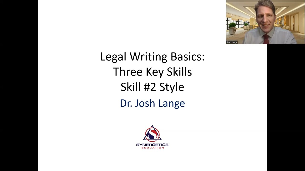 Legal Writing in Five Minutes #1: Cut Words and Syllables
