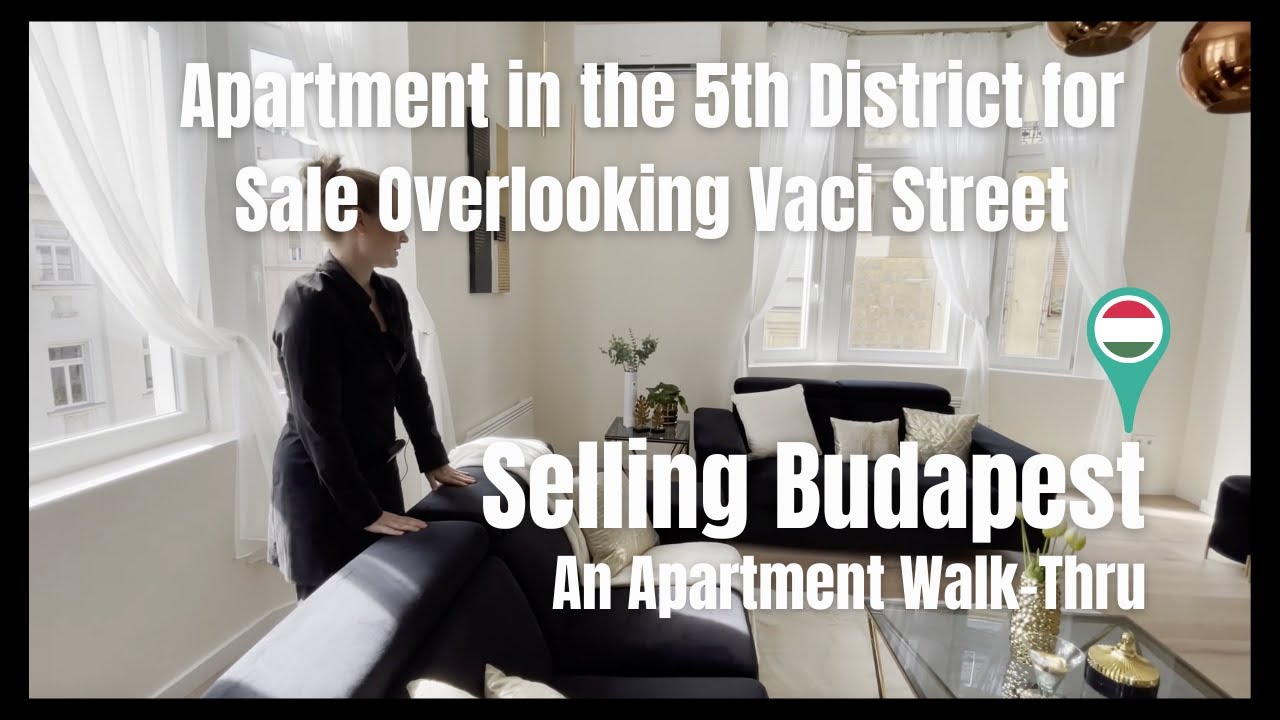 Apartment Walk-Thru in Budapest for Sale in the 5th District
