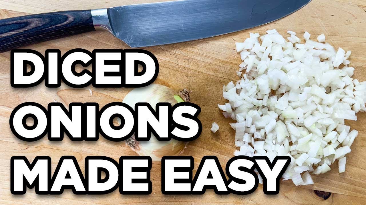How to Dice Onions  | The Easiest Way to Chop Onions for Beginners