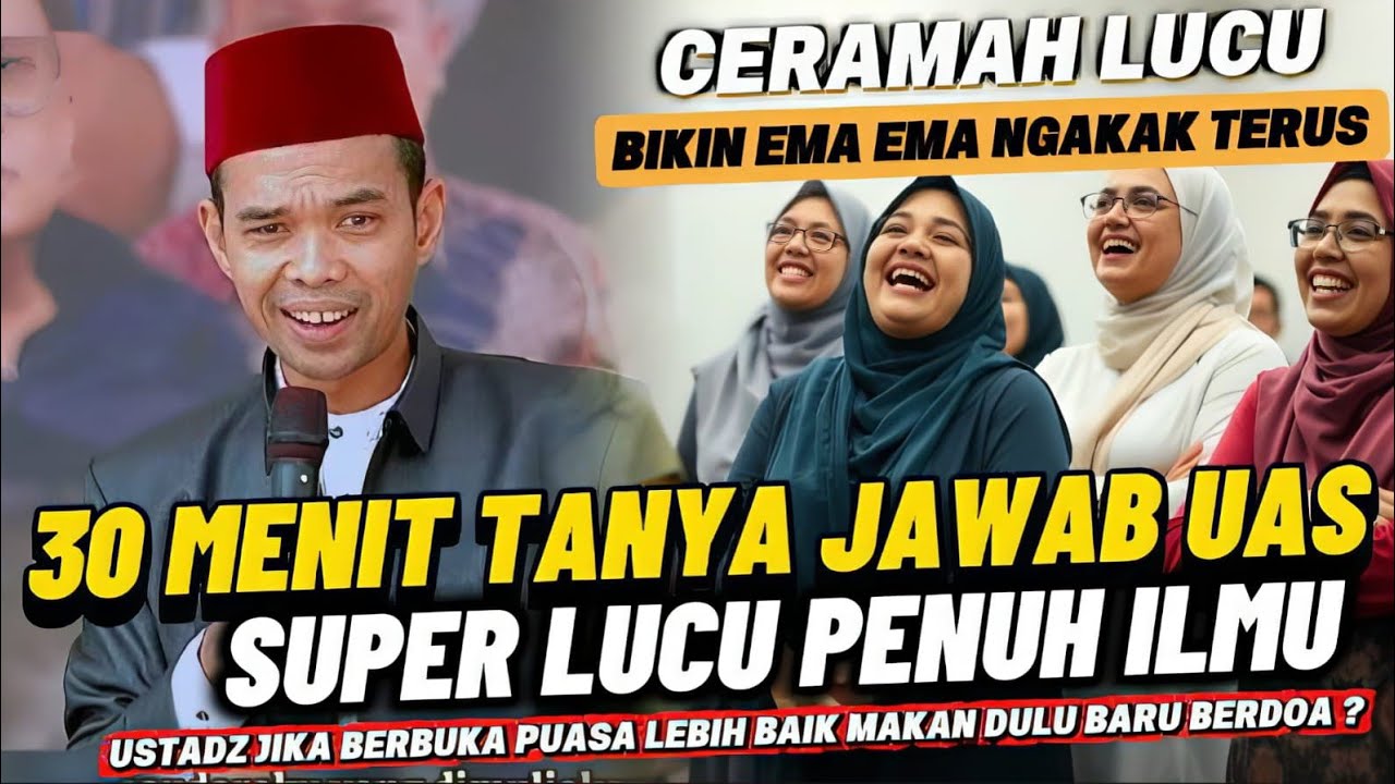 TANYA JAWAB USTADZ ABDUL SOMAD # 1‼️ PERTANYAAN SEPUTAR KESEHARIAN PENUH ILMU