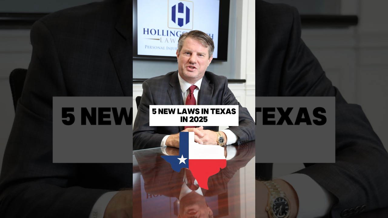 Here are five new laws in Texas in 2025. Let me know what you think in the comments #Lawyer #Texas