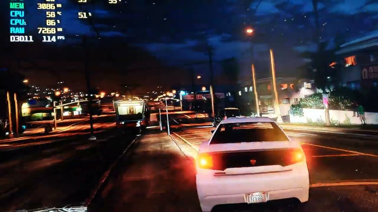 Asus Strix R9 390 8GB GDDR5 512 bits en GTA V