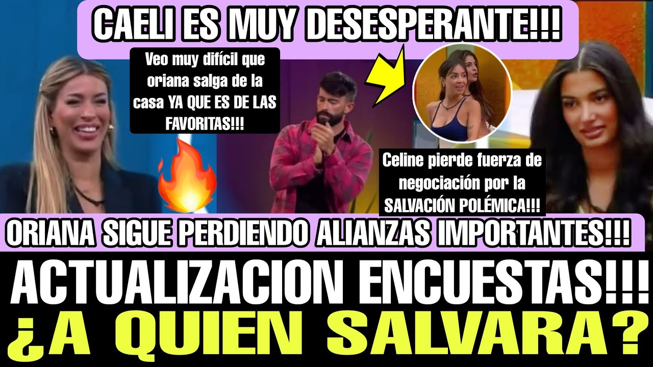 🔥 CELINE PIERDE SALVACIÓN!!! ¿CAELI AGRESIVA? EL ABANDONA LA CASA DE LOS FAMOSOS EN VIVO TELEMUNDO