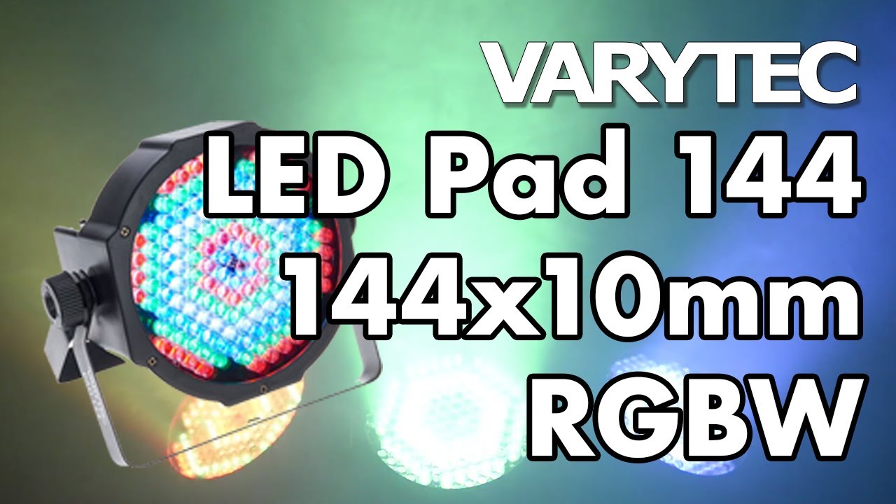 Varytec LED Pad 144 144x10mm RGBW: retro is the new modern