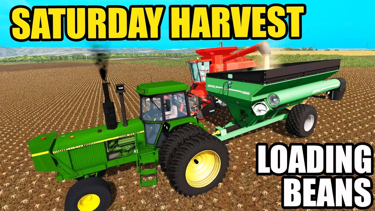 FARMING SIMULATOR 2017 | SELLING $80,000 WORTH OF BEANS & FIRST FIELD IS HARVESTED | EP #9