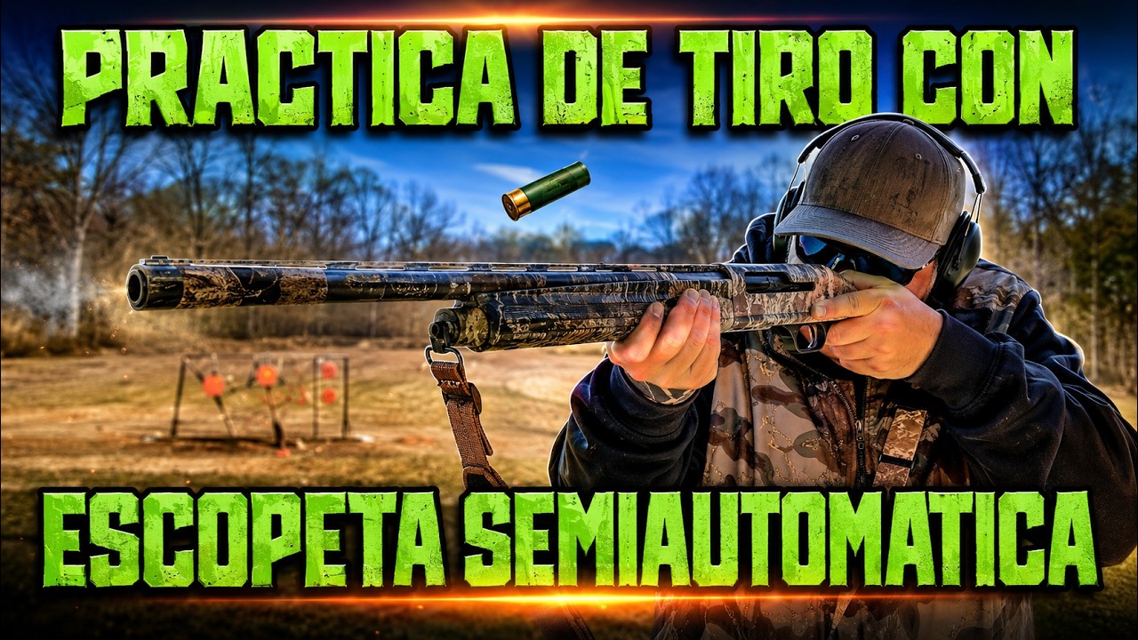 PRACTICA DE TIRO ESCOPETA SEMIAUTOMATICA CALIBRE 20