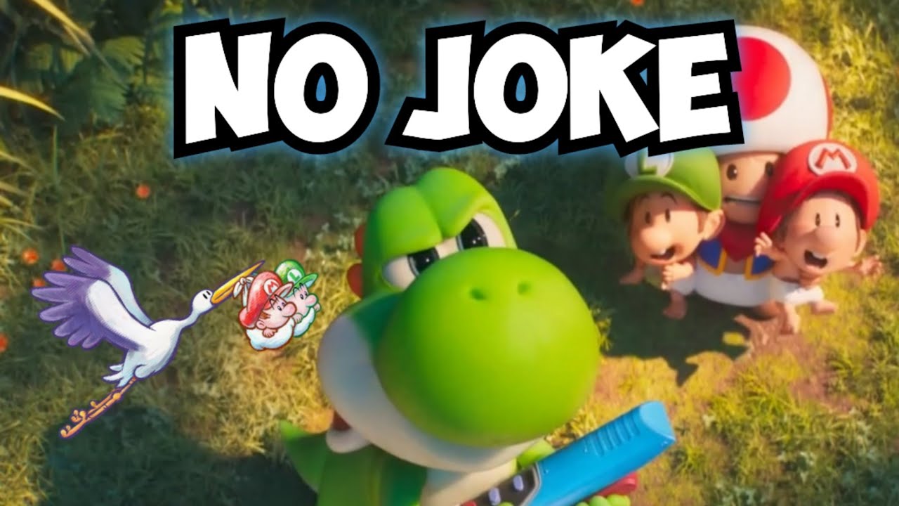 How to Make an Unserious Yoshi's Island Theory for Galaxy Movie by Ghosting the New Promo