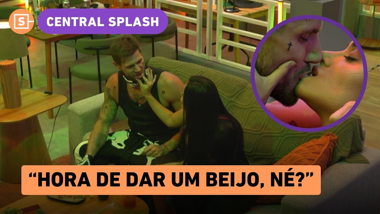 Jordana e Jonas se beijam no BBB 26 e Chico Barney questiona: 'por que não foram pro edredom?'