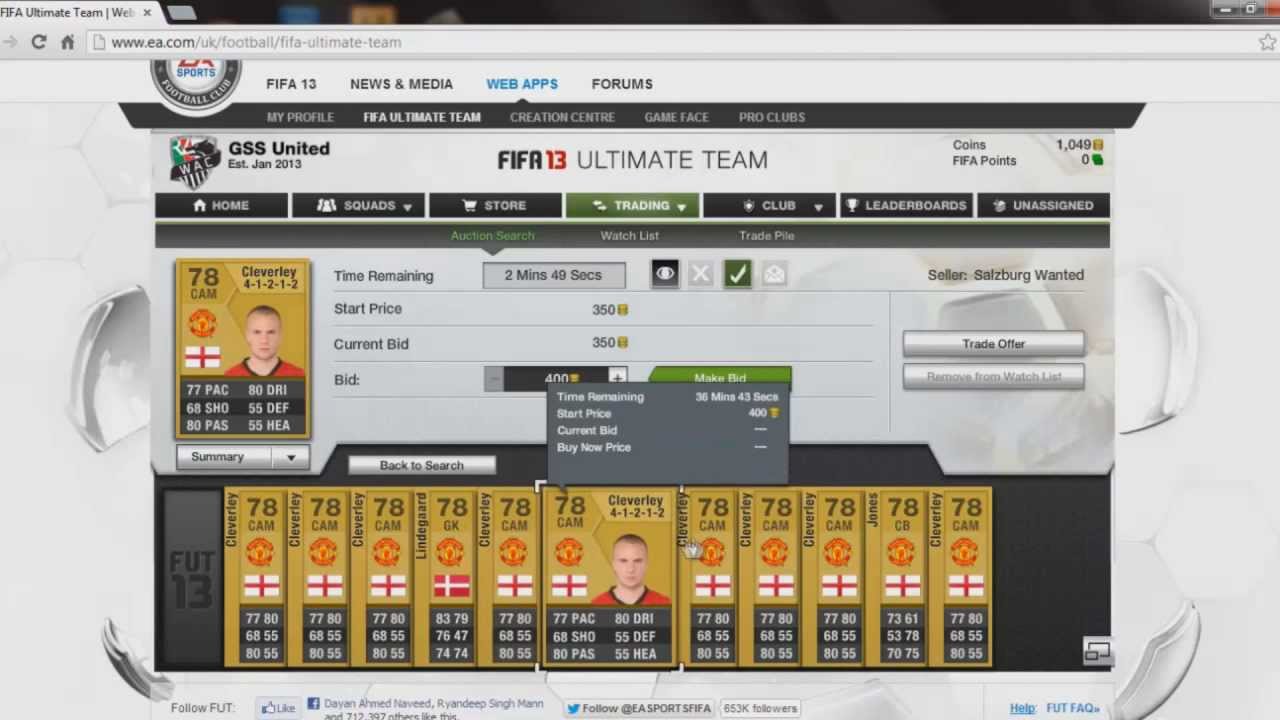 FIFA 13 | Trading Tips | 20k - 50k Trading Method