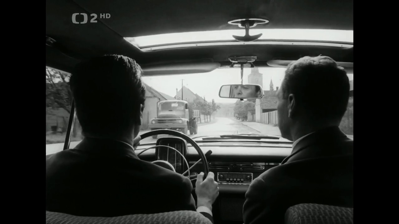 Brno Bystrc 1965, průjezd autem stará Bystrc