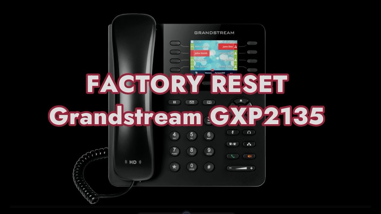 Factory Reset GXP2135
