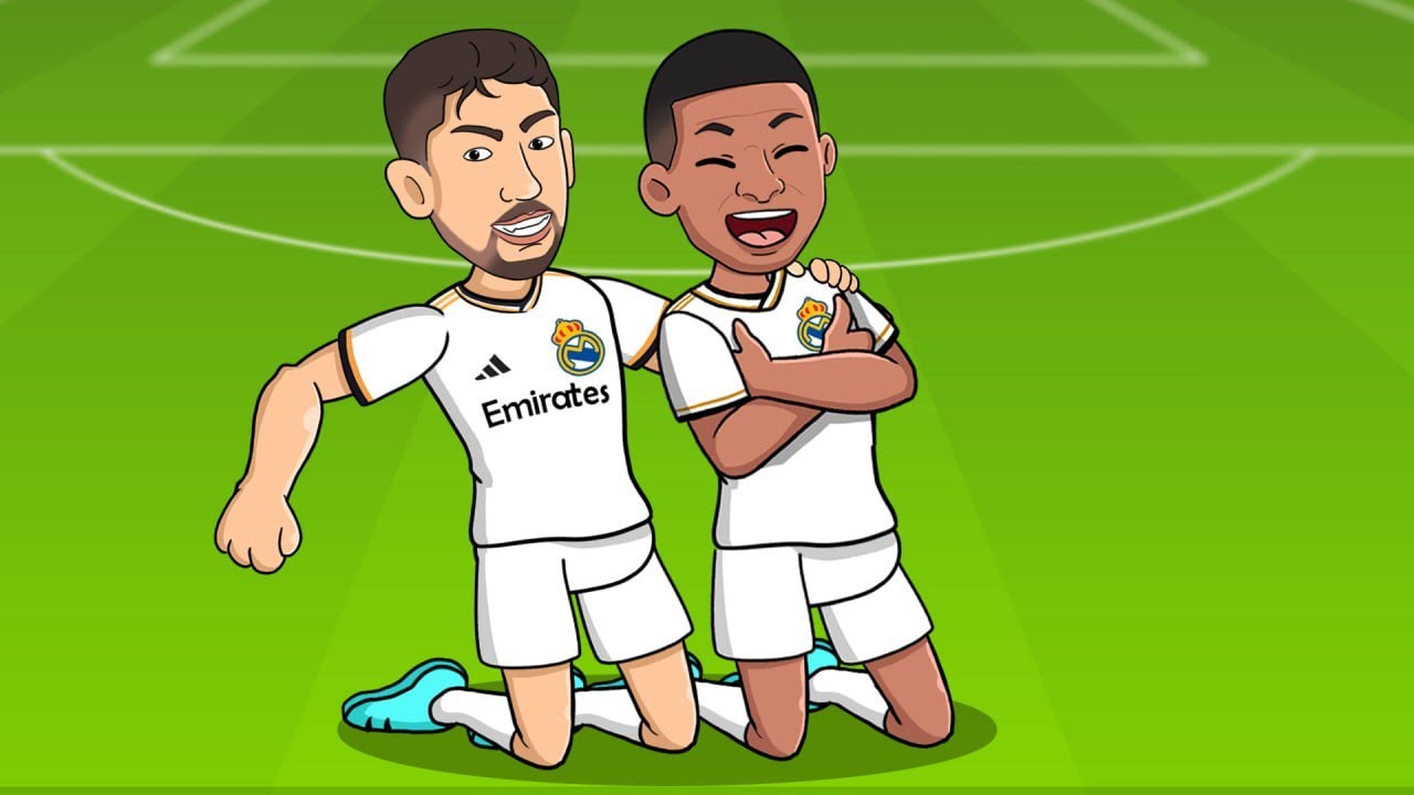 How Mbappe Overcame Difficulties and Scored Goals at Real Madrid | Football Animation