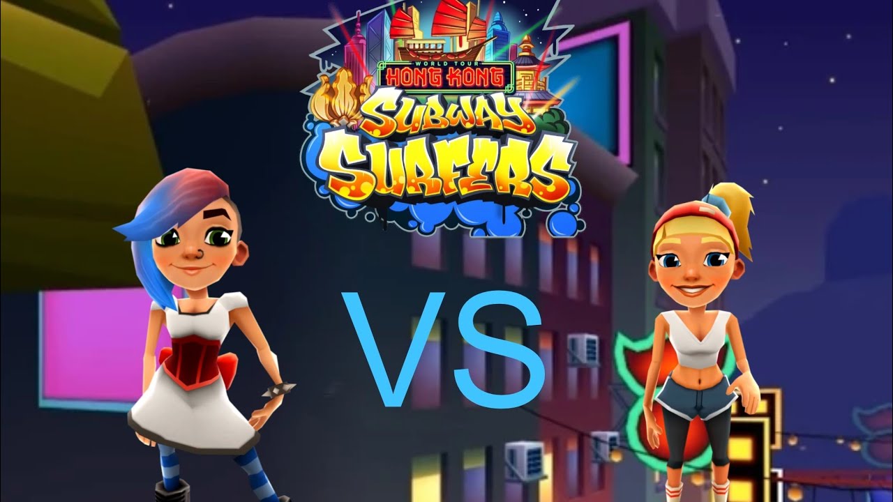 Subway Surfers Hong Kong Lucy vs Tasha Gameplay 