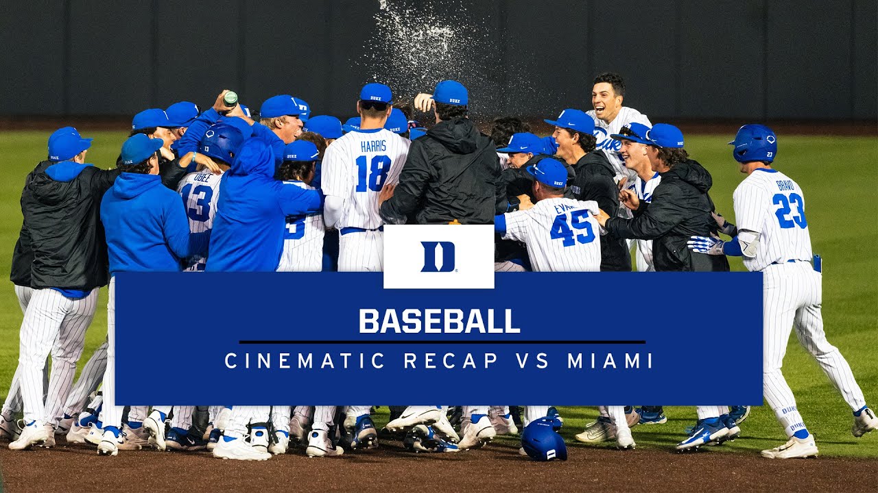 Duke Baseball: Cinematic Recap vs Miami
