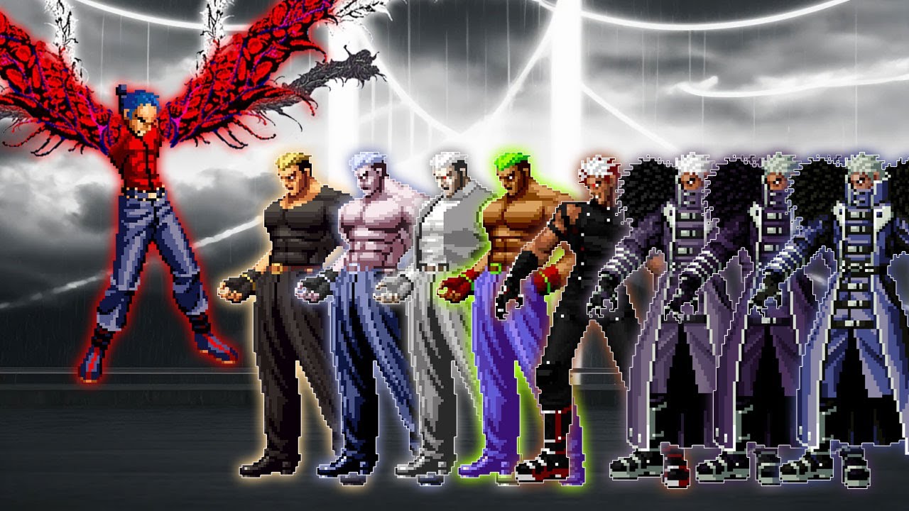 [KOF Mugen] Apha Vs Krizalid, Ryuji Yamazaki Team