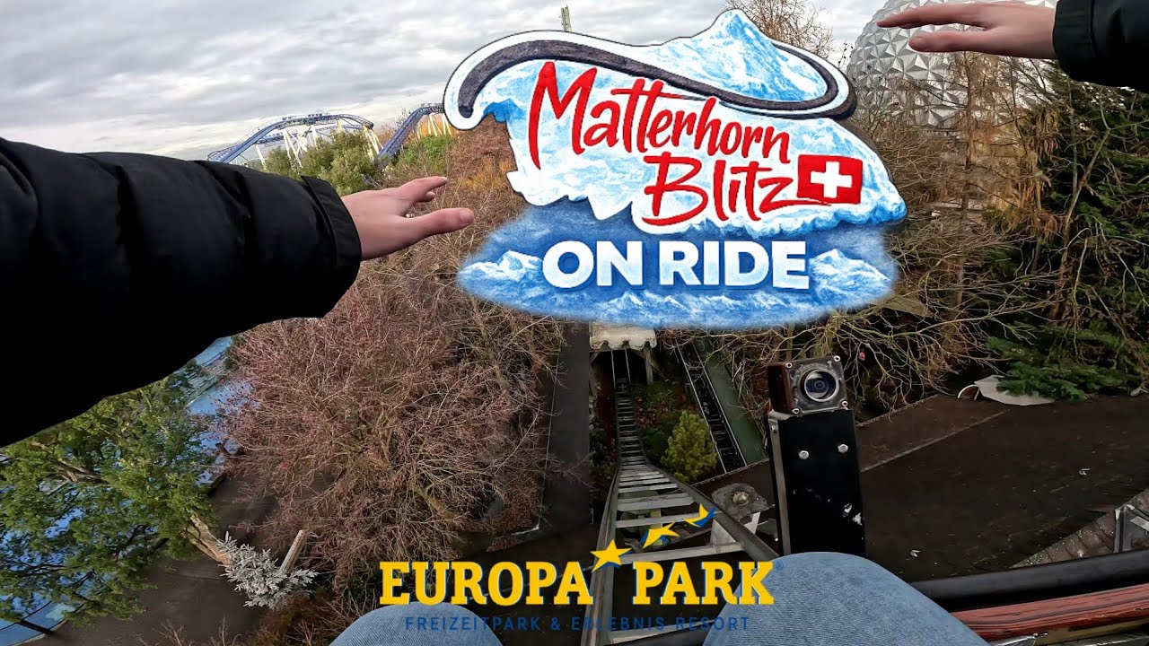 Matterhorn Blitz | Onride Video Europa Park Rust 2025