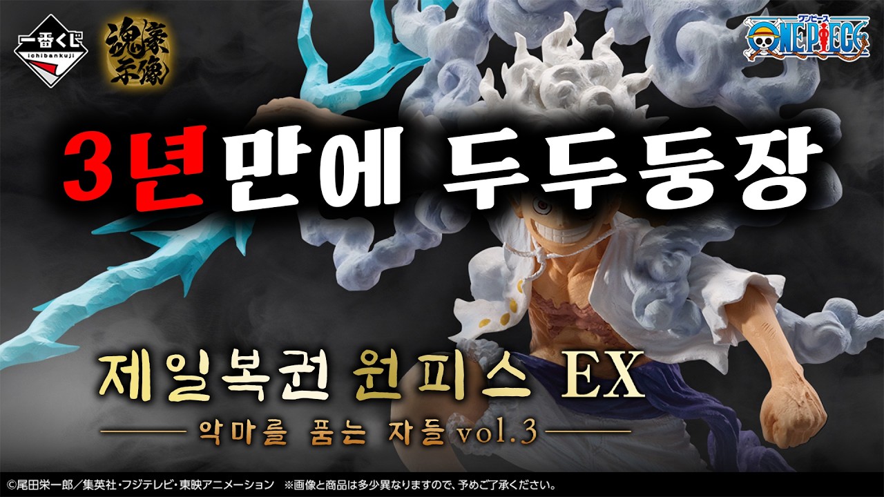 이건 금손일까 똥손일까😇 (신상 제일복권 원피스 EX 악마를 품는 자들 vol.3, 원피스 악품자 쿠지, 국제전자센터)