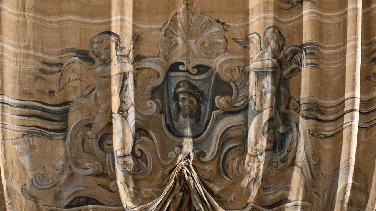 Il telo Pasquale della Cattedrale di Piazza Armerina