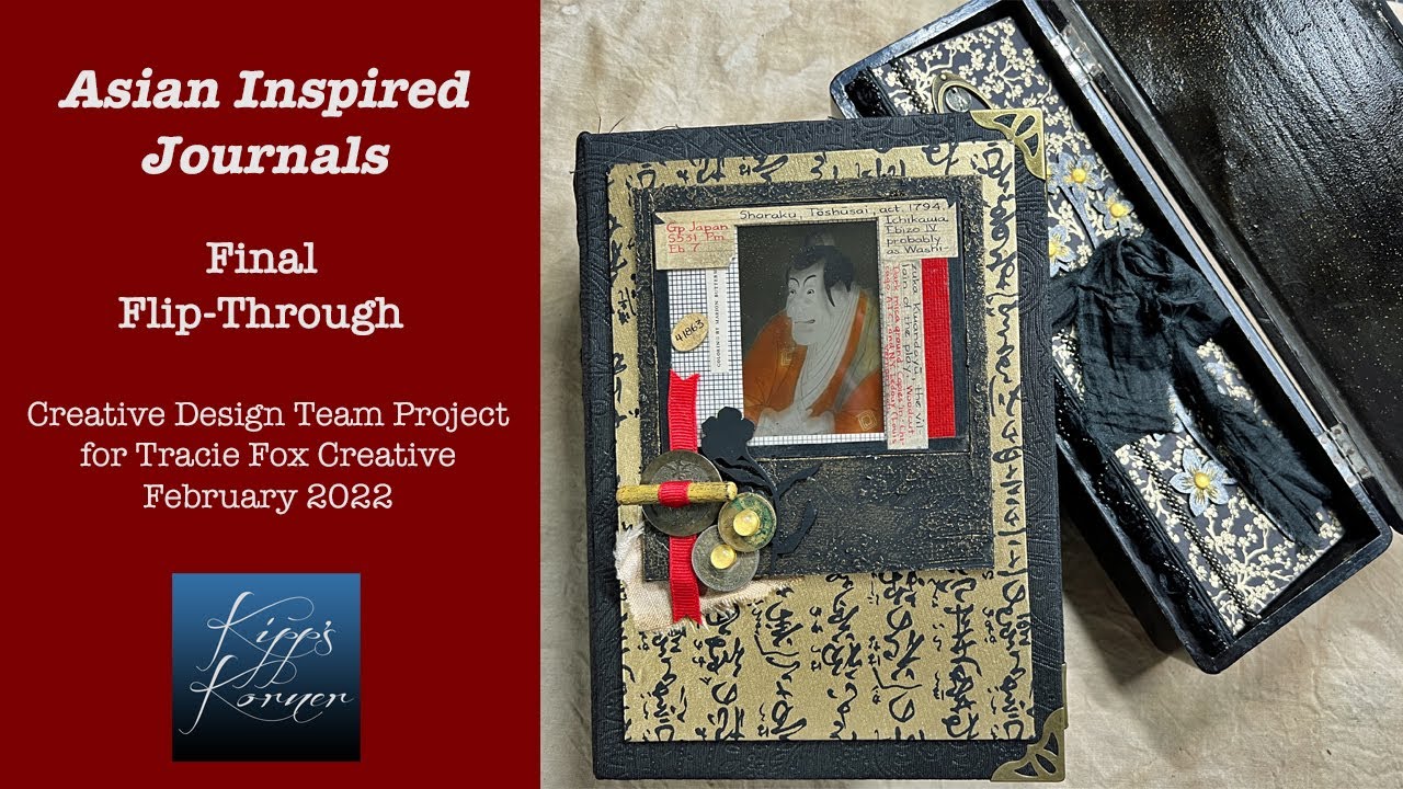 Asian-Inspired Journals: Flip-Through - Featuring Love Junk Journals Digital Kits