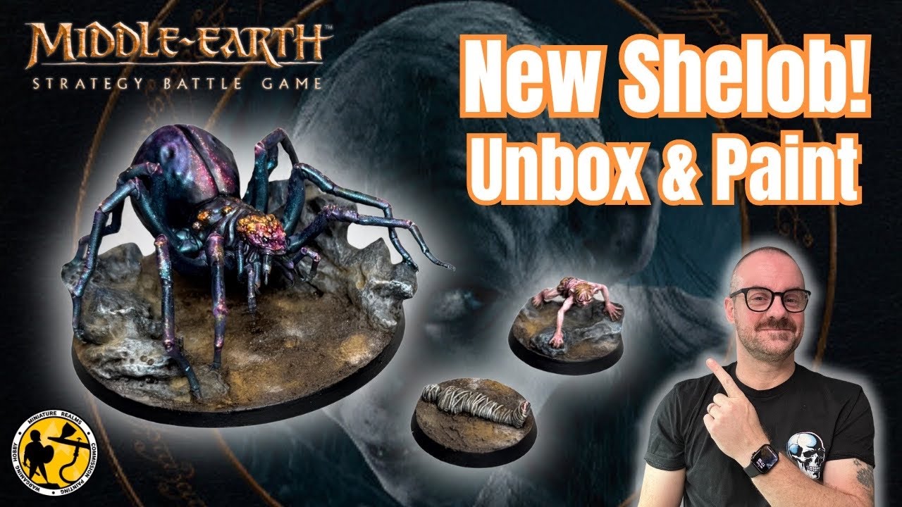 MESBG | The  Path Of Cirith Ungol Shelob & Gollum | Unbox & Paint