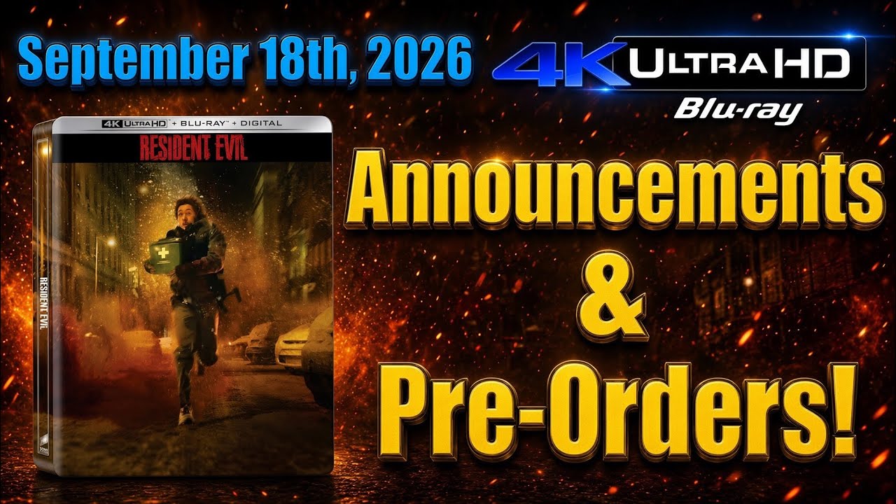 Новые анонсы и предзаказы 4K UHD Blu-ray на 18 сентября 2026 года!