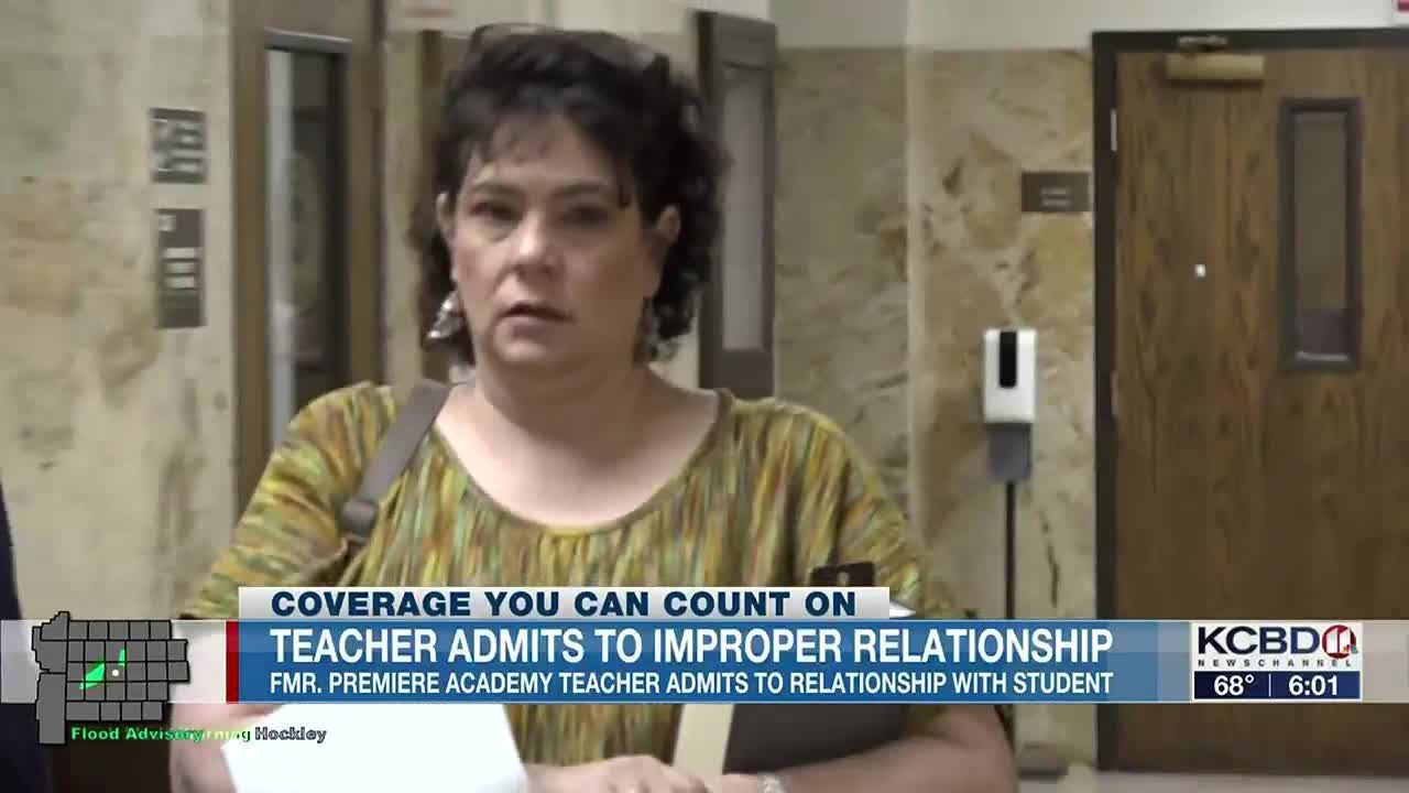 Teacher admits to improper relationship with student