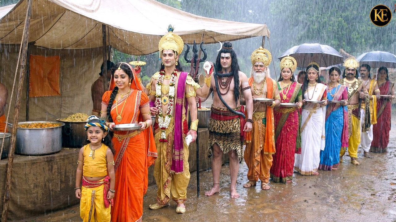 “भंडारे में सभी देवता उपस्थित थे, तभी अचानक बारिश शुरू हो गई।” || यशोमती मईया के नंदलाला