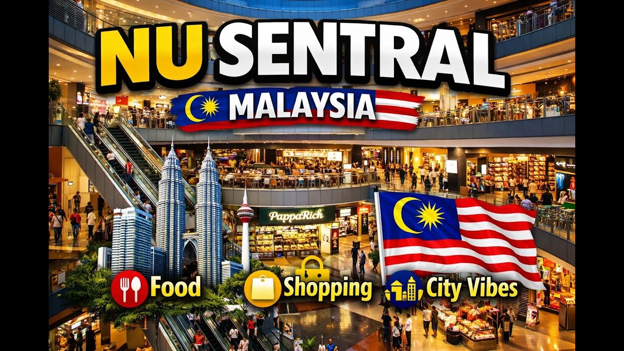 NU Sentral Shopping Mall Kuala Lumpur 🇲🇾 | Food, Shopping & City Vibes 2025