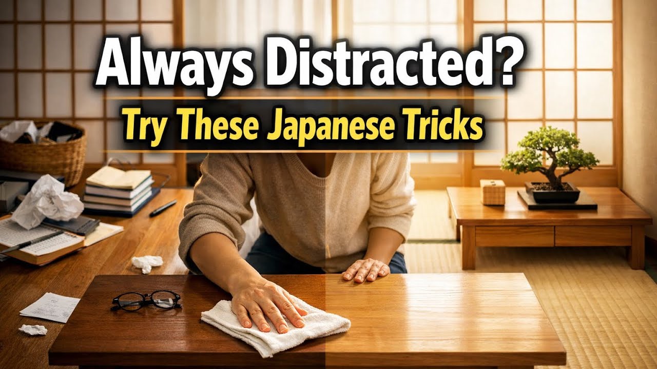 8 Japanese Everyday Cleaning Tricks for Staying Organized Without Getting Distracted